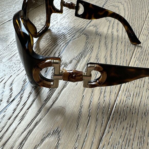 Vintage Gucci Bamboo Horse Bit Sunglasses In Tortoise, GG2969/S NK4CC 57 16 115 main image 9